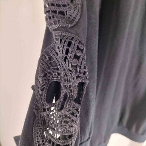 ヒステリックグラマー HYSTERIC GLAMOUR SKULL LACEプルオーバー レディース FREE