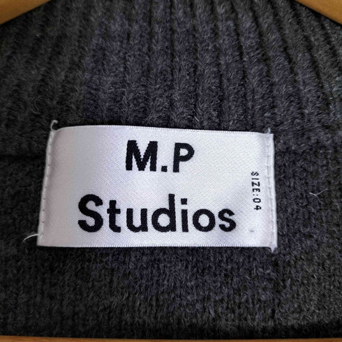 エムピーストゥディオス M.P Studios MASONPRINCE ウールブレンドヘビーウエイトカーディガン メンズ 4
