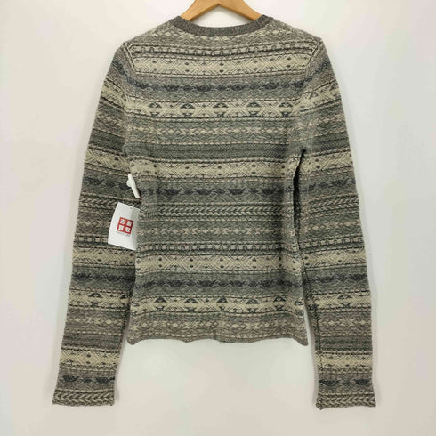 ラッドミュージシャン LAD MUSICIAN 05AW 総柄 ボーダー ニット セーター メンズ JPN:46