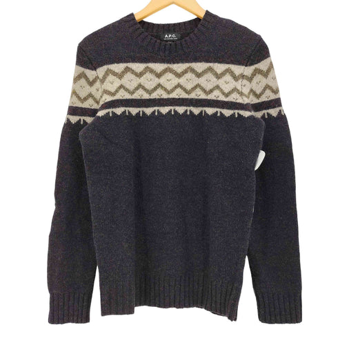 アーペーセー A.P.C. ボトルネック ノルディック ニット セーター メンズ import:M