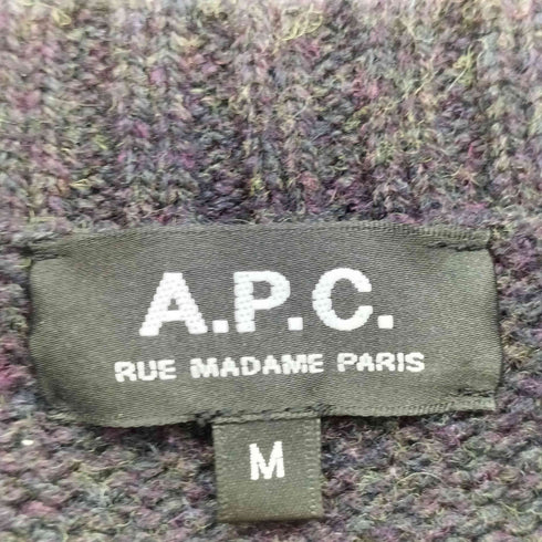 アーペーセー A.P.C. ボトルネック ノルディック ニット セーター メンズ import:M