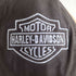 ハーレーダビッドソン HARLEY-DAVIDSON カナダ製 ロゴ刺繍 クレイジーパターン デザイン レザージャケット メンズ import:XL