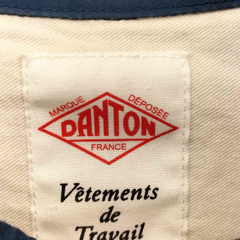 ダントン DANTON 丸襟 ロゴワッペン カバーオール ジャケット メンズ