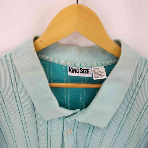 キングサイズ KINGSIZE コットンポリ ボーダーS/S ポロシャツ メンズ 5XL