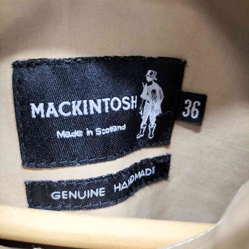 マッキントッシュ Mackintosh 比翼ステンカラーコート レディース
