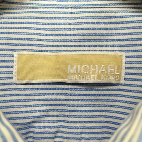 マイケルコース Michael Kors コットンストライプシャツ メンズ 16