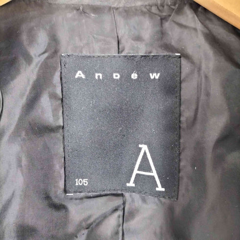Andew マルチポケット レザージャケット メンズ