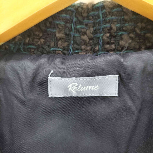 ジャーナルスタンダードレリューム JOURNAL STANDARD relume ツイードジャケット レディース M