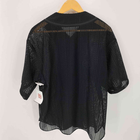 モンキータイム MONKEY TIME シアー ダブルラッセル ベースボール シャツ メンズ JPN:XL