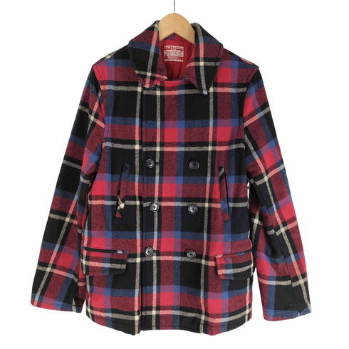 リーバイス Levis タータンチェックピーコート メンズ JPN:S