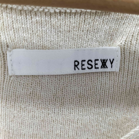 リゼクシー RESEXXY 袖プリーツカーディガン ニットプリーツワンピース セットアップ レディース FREE