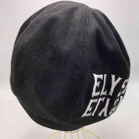 パラドックス PARADOX コラボ BIG BERET ELYSIAN 刺繍 ポリ ウール ベレー帽 メンズ 57-59cm