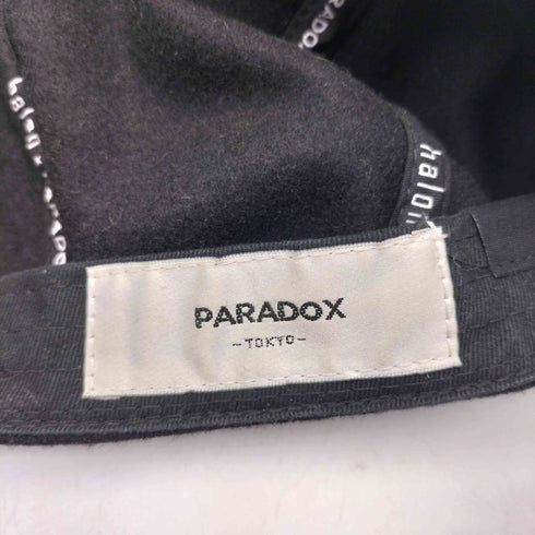 パラドックス PARADOX コラボ BIG BERET ELYSIAN 刺繍 ポリ ウール ベレー帽 メンズ 57-59cm