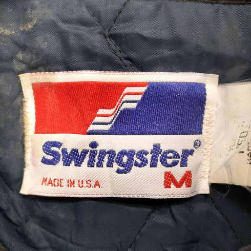 スウィングスター SWINGSTER MADE IN USA 刺繍ブルゾン メンズ M