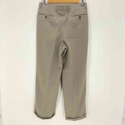 ランバン LANVIN 2タック ウールスラックス メンズ 76