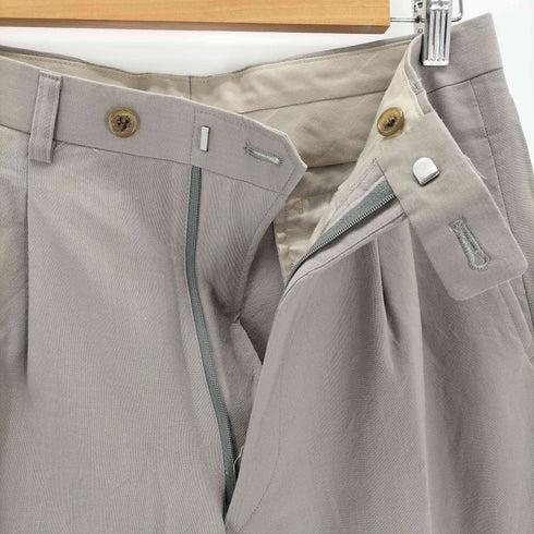 ランバン LANVIN 2タック ウールスラックス メンズ 76