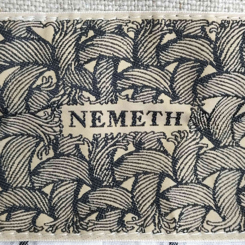 ネメス NEMETH Christopher Nemeth 縄柄 くるみボタンノーカラージャケット メンズ