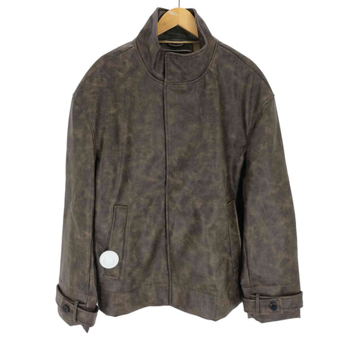 ザラ ZARA フェイクレザー ジャケット LIMITED EDITION メンズ import:L