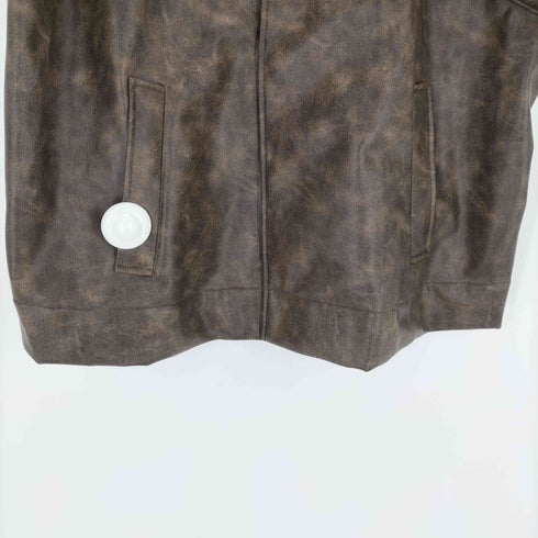 ザラ ZARA フェイクレザー ジャケット LIMITED EDITION メンズ import:L