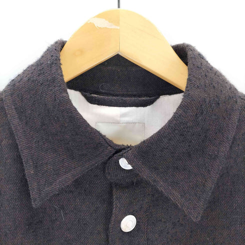 ザラ ZARA ポケット付きシャツジャケット メンズ import:S