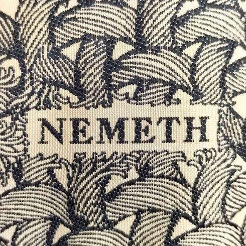 ネメス NEMETH Christopher Nemeth 縄柄 クロップド リネンテーラードジャケット メンズ