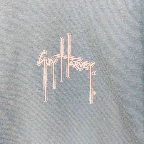 GUY HARVEY カジキプリント クルーネック Tシャツ メンズ import:XL