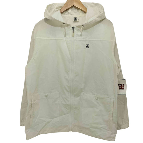 クレージュ courreges 80-90s MADE INITALY ポリコットン ジップアップパーカー メンズ 40