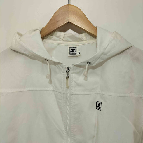 クレージュ courreges 80-90s MADE INITALY ポリコットン ジップアップパーカー メンズ 40