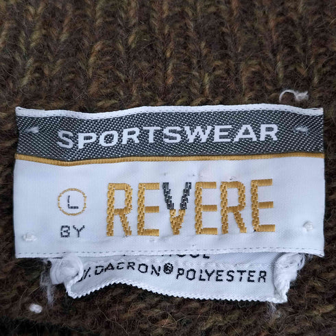 REVERE ウール混 ボーダー ニット メンズ import:L