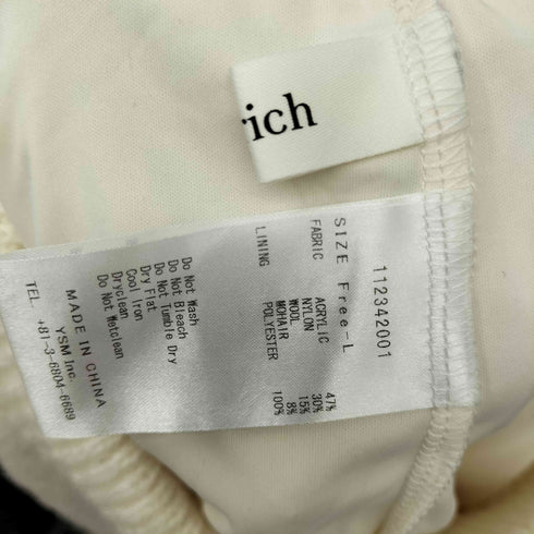 ダーリッチ Darich ケーブルニットミニスカート レディース JPN:L