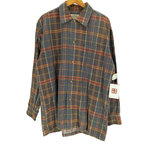RELLOYS リロイ タータンチェック コットン フランネル シャツ メンズ import:L