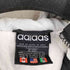 アディダス adidas 80-90s 黒タグ 裏地キルティング ワッシャーナイロンフーディジャケット バイカラー メンズ import:L