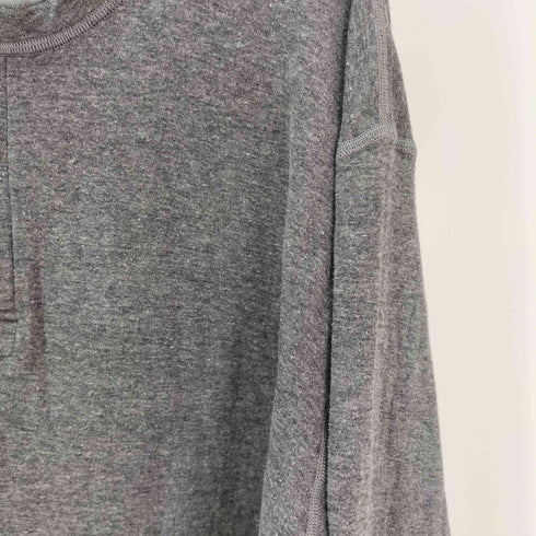 エルエルビーン L.L.Bean 裏地ウォーム ヘンリーネック L/S Tシャツ ビッグサイズ 猫目ボタン メンズ 2XL