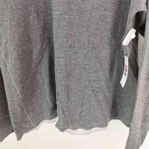エルエルビーン L.L.Bean 裏地ウォーム ヘンリーネック L/S Tシャツ ビッグサイズ 猫目ボタン メンズ 2XL