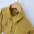 ザラ ZARA mustard semi crop shirt レディース import:XS