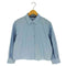 ザラ ZARA プリーツスリーブ クロップド ポプリンシャツ レディース import:M