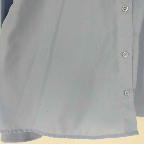 ザラ ZARA プリーツスリーブ クロップド ポプリンシャツ レディース import:M