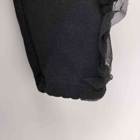 コムデギャルソン COMME des GARCONS 05SS AD2004 袖ラインフリル製品染めジャージーカットソー レディース
