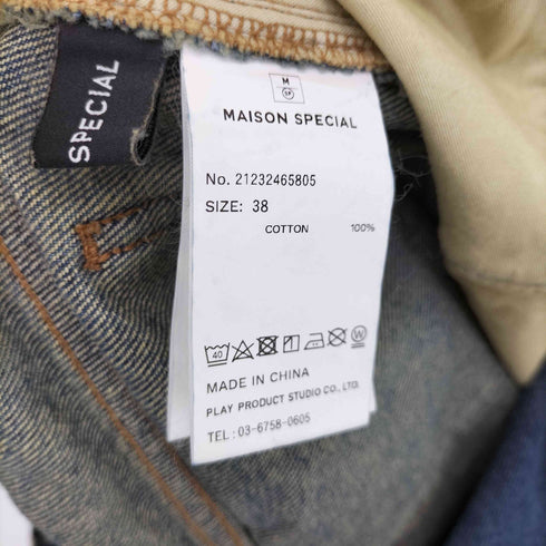 メゾンスペシャル MAISON SPECIAL 23AW Ripped Wide Denim レディース JPN:38