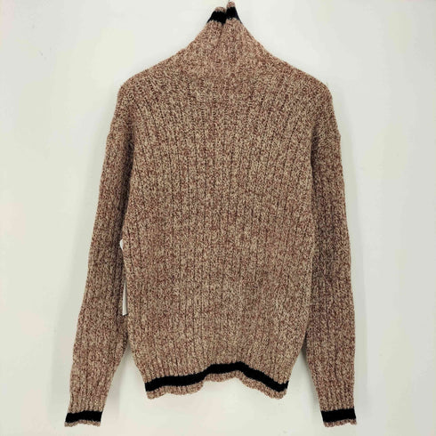 CARTLE ARCHE リブライン ウール100 タートルネックニット メンズ import:L