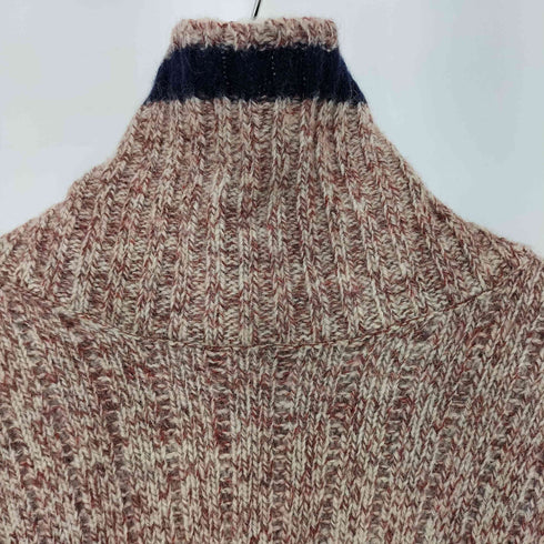 CARTLE ARCHE リブライン ウール100 タートルネックニット メンズ import:L