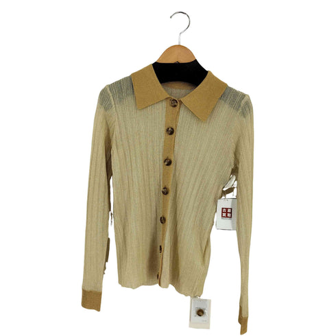 MAISON BREEZE reveur sheer lame knit with collar 襟付き配色シアーラメニット レディース JPN:38