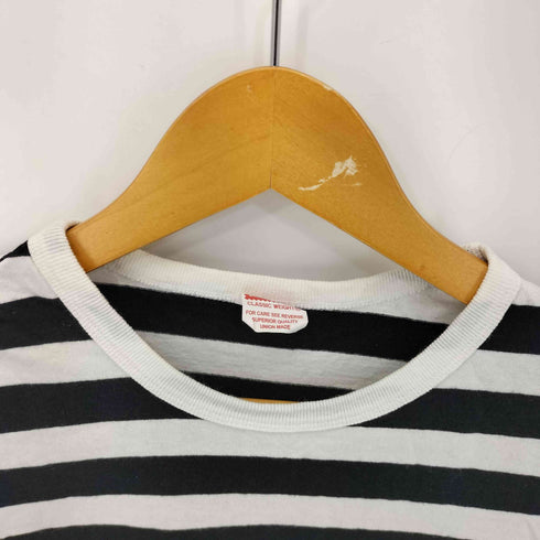 ヘルスニット Healthknit UNION MADE クルーネックS/S ボーダーTシャツ レディース