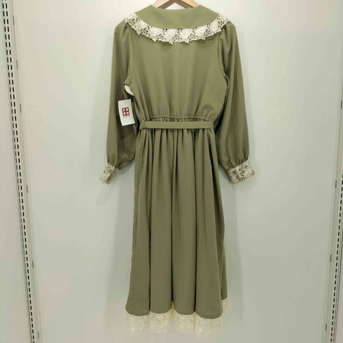アンアナザーアンジェラス an another angelus 2020AW レース使いビッグカラーロングワンピース レディース FREE