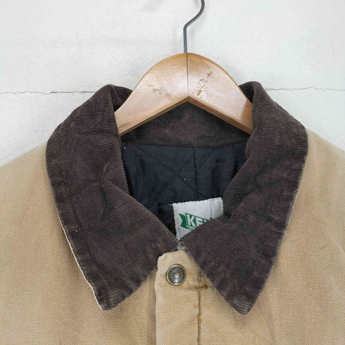 キーインペリアル Key IMPERIAL 内キルティングダック地つなぎ オーバーオール メンズ XL-SHORT