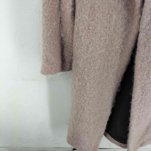 エムエスジーエム MSGM MADE IN ITALY ウエストベルト モヘア混 シャギーニットガウンコート メンズ UK:40