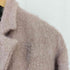 エムエスジーエム MSGM MADE IN ITALY ウエストベルト モヘア混 シャギーニットガウンコート メンズ UK:40