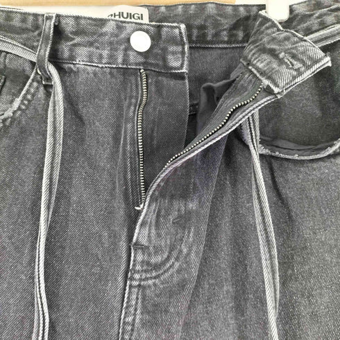 ザラ ZARA RHUIGI ブラックデニムパンツ メンズ 40