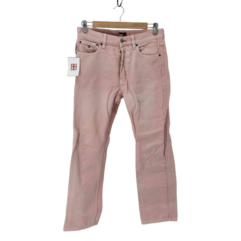 トミーヒルフィガー TOMMY HILFIGER ボタンフライカラーデニム メンズ 30/32