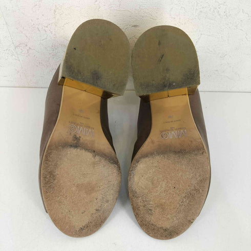 エムエムシックスメゾンマルジェラ MM6 Maison Margiela ヒール レザーサンダル レディース EUR:36